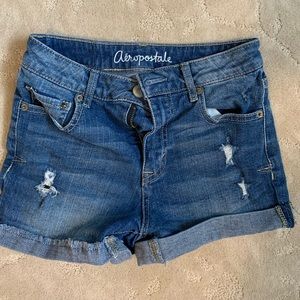 Aero High Rise Midi Shorts